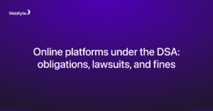 Platforms under the DSA