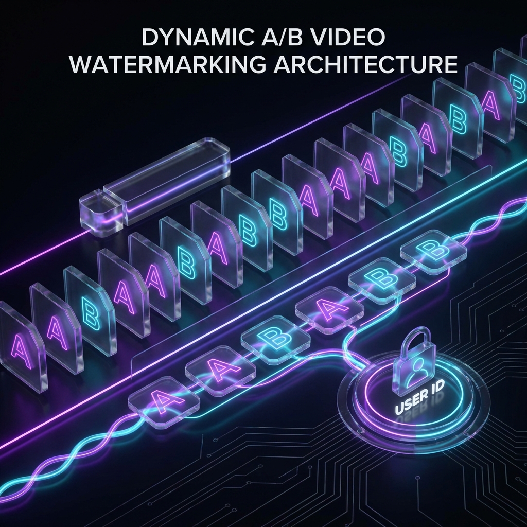 Dynamic A/B watermarking architecture